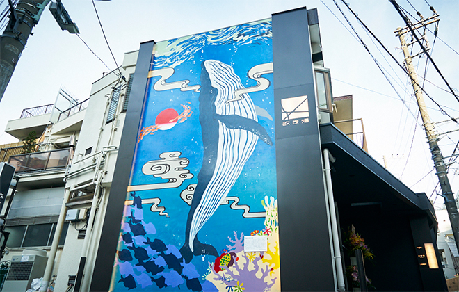 渋谷区】改良湯 リ二ューアルで描かれた新しい銭湯絵。 その過程を取材